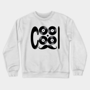 Cool mustache men&women Crewneck Sweatshirt